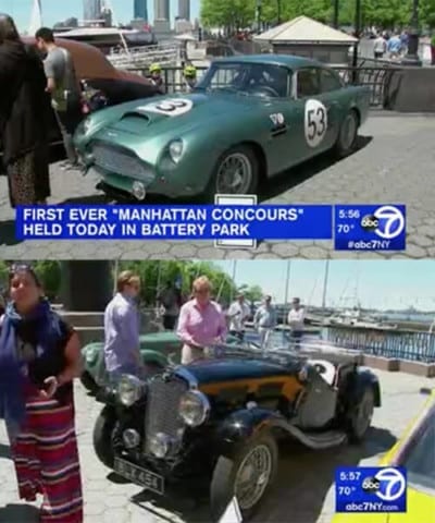 First Ever "Manhattan Concours" Held in Battery Park News Article Brookfield Place